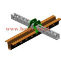 Galvanizado Unistruct ranurado C canal de acero Framing sistema Roll formando la máquina de producción de Malasia